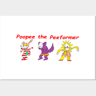 poopee the peeformer (popee the performer) Posters and Art